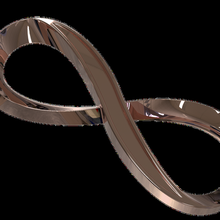 8 simbolo gioielleria 8symbol ornamento braccialetto pendente moda Juhann Prodotto 3d print model - Mito3D