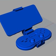 8bitdo nes30 pro clip 3d print model - Mito3D