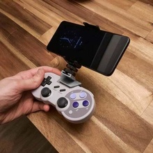 8bitdo snes controlador teléfono soporte sn30 Pro versión 7 videojuegos 3d print model - Mito3D