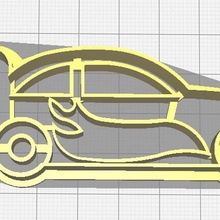 8cm coche vehiculo conformado masa cortador 3d print model - Mito3D