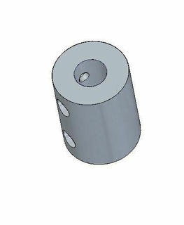 8mm 5 mm şaft kuplaj esnek 5mm adaptör bağlayıcı şaftlar bulaşma hareket mekanik tasarım 3d baskı bağ Birlik 3d print model - Mito3D