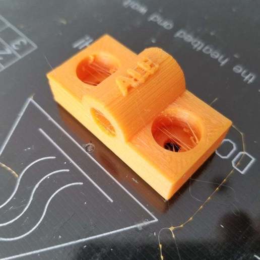 8mm rod mount 2020 tool 3d-Drucker Teile glatte Stange Halterung Teil - Ersatz x-Achse die y-Achse 3D print model - Mito3D