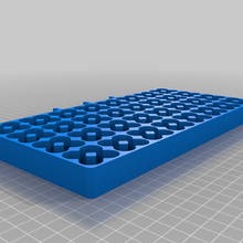 8x4 skadis battery holdermy customized tray ikea organization 3d print model - Mito3D
