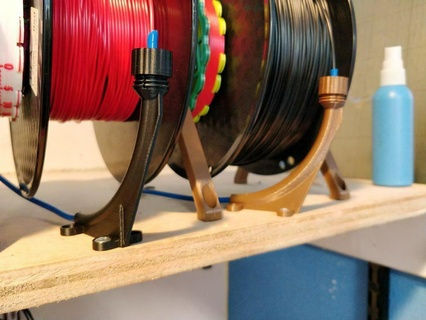 90 counter bowden ptfe guide filament spools tube mount screw 3d printer accessories 3d print model - Mito3D