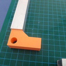 90 Unión 20 mm cuadrado herramienta equipo accesorios 3d impresora estructura montaje 3d print model - Mito3D