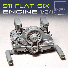 911 flat engine 1-24th modelkits diecast tamiya revell fujimi aoshima porsche 914 934 935 turbo 356 racing blackbox blackboxstl hotwheels 3d print model - Mito3D