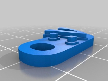 personnalisé porte clés 3d print model - Mito3D