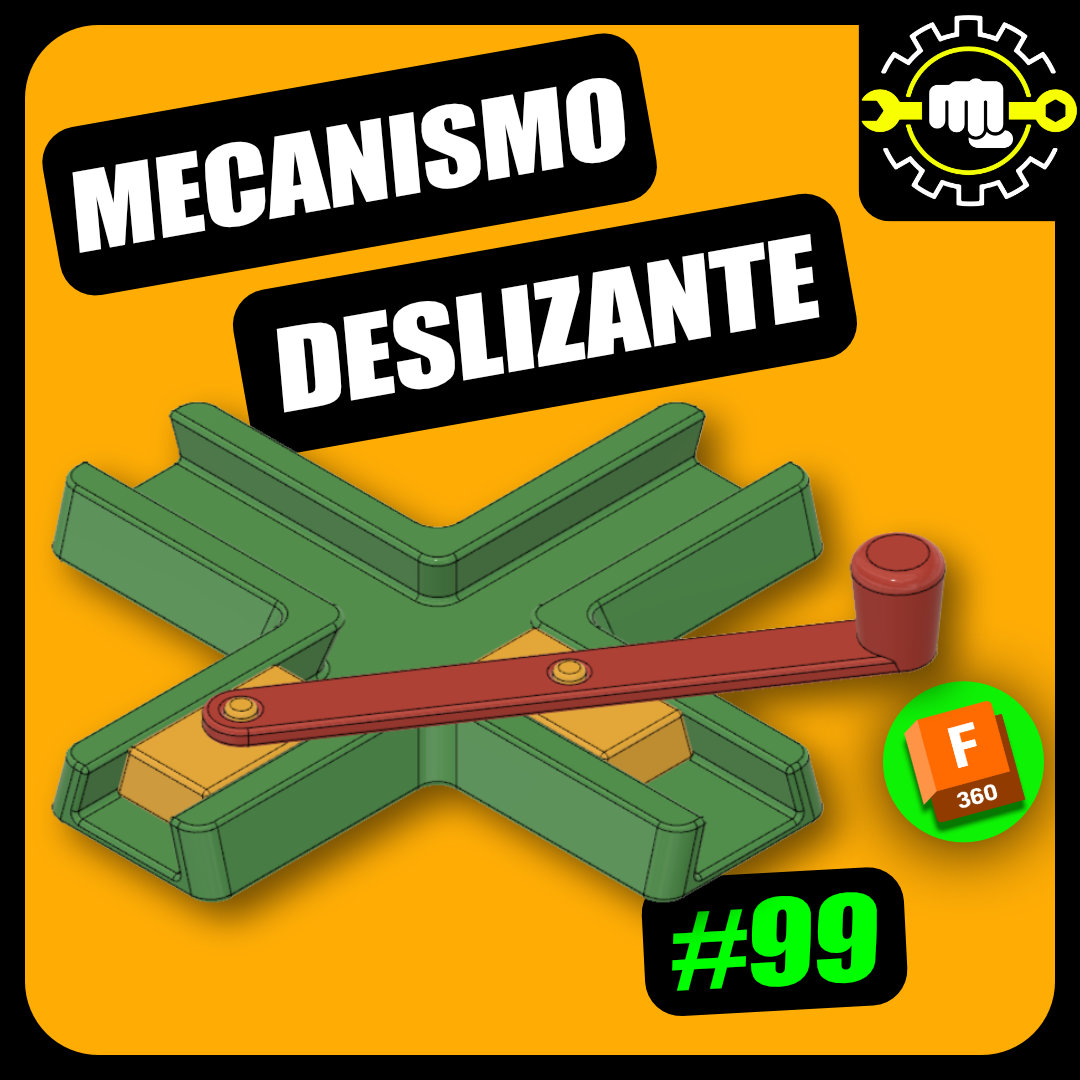 99 mecanismo scorrevole + ebook desenho t cnico gioco fuso 360 creatore tutorial youtube pistacchio 3D print model - Mito3D