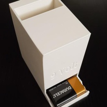 Batería de 9 voltios dispensador puede parte la batería los dispensadores casa almacenamiento mejoras en el hogar práctica 3d print model - Mito3D