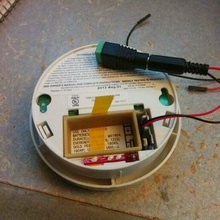 9 volt battery spacer detector dummy filler holder kidde smoker household 3d print model - Mito3D