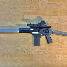 9a91 guzshop ak rifle modelo tiroteio 3d print model - Mito3D