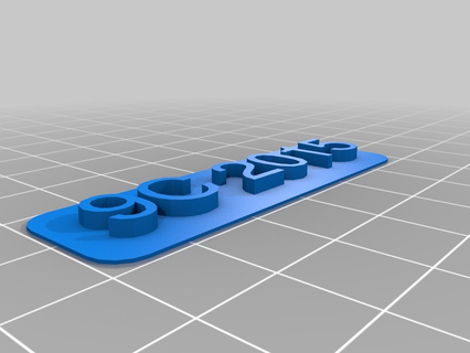9c 2015 personalizado sinais logotipos 3d print model - Mito3D