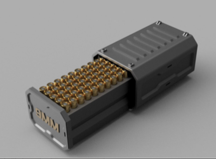 9mm - print ammo box- 100 round- stl storage case box 3d printable 3d print model - Mito3D
