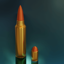 9mm 766 bullets game amunittion gun fire shot shots shoot shooter weapons ammunition 3d print model - Mito3D