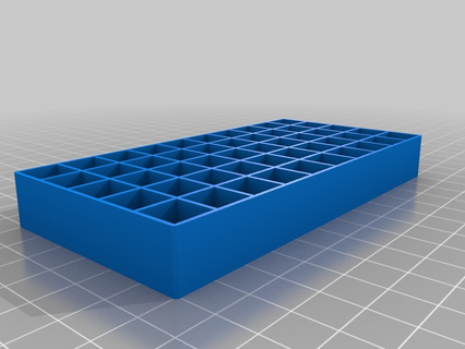 9mm ammo 50 tray customized containers 3d print model - Mito3D