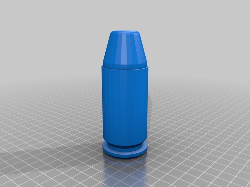 9mm bullet live ammo thing 3D print model - Mito3D