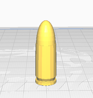 9mm tonto inerte munición 9x19 brazos molle táctica formación 3d print model - Mito3D