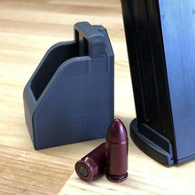 9mm Rapidez carregador polegar protetor speedloader escondido carregar fácil impressão mag revista pistola acessórios rápido 3d print model - Mito3D