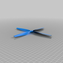 9x6 4 blade Propeller angepasst c_fahrzeuge 3d print model - Mito3D