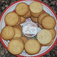 a+ cookie cutter - unas galletas diez la maison emporte-pièce de l'examen galleta marque cuisine à manger 3d print model - Mito3D