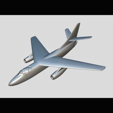 a-3 sky warrior gadget jet fighter airplane air force heavens model blender 3d aerospace 3d print model - Mito3D