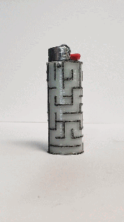 a-maze bic lighter case sleeve maze game stocking stuffer unique gift 3d print model - Mito3D