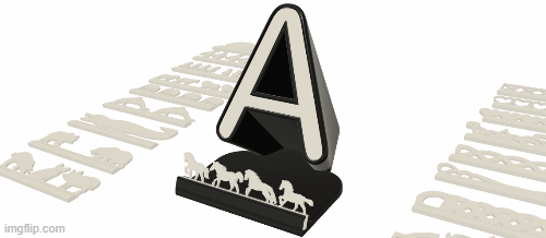 a-z modular phone stand bundle 100 stls - instant download- supports needed holder iphone samsung 3d print model - Mito3D