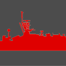 ara Drummond 31 corvette navire Argentine 3d print model - Mito3D