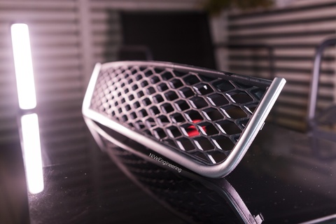 a4 b6 s-line lower center honeycomb grille honeycomb audi a4 b6 a4 grill audi grille sline bumper a4 b6 usp lower grille a4 b6 sline lower grill ultrasport lower center grille mesh mesh grille tuning rs-look  3d print model - Mito3D