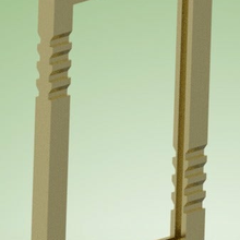 a6 tech olografico pubblicità tavola architettura 28mm diorama miniatura scenario edifici strutture 3d print model - Mito3D