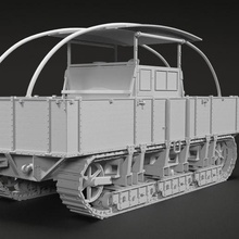 a7v wagon chargement chariot chargé 3d print model - Mito3D