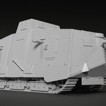 a7v Guerre mondiale 3d print model - Mito3D