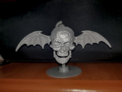 a7x morcego morte vingado bobblehead metal Metalhead 3d print model - Mito3D