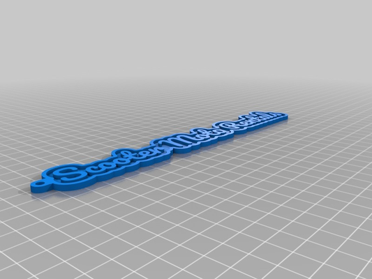 a customized keychains jewelry 3d print model - Mito3D