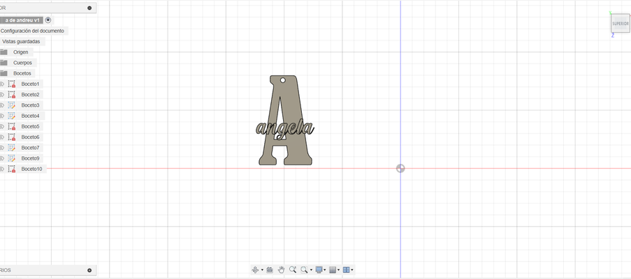 by angela gioielleria portachiavi chiave anelli nomi angelica adorabile alfabeto topolino topo lettere scuola bambini ragazze 3d print model - Mito3D