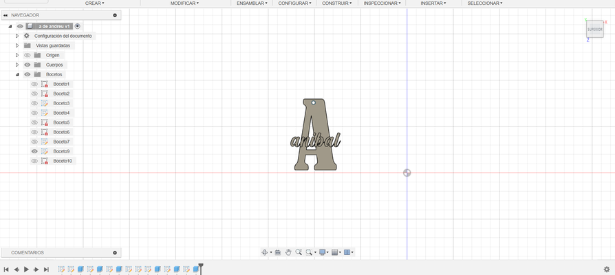 by annibale gioielleria portachiavi chiave anelli nomi adorabile alfabeto topolino topo lettere scuola bambini ragazze 3d print model - Mito3D