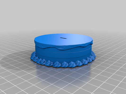 a cake number candle birthday miscellaneous uncategorized 3d print model - Mito3D