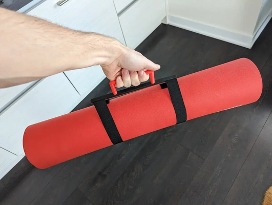 a dignified yoga mat carrier fitness 3d print model - Mito3D