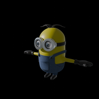 a minion sanat 3d print model - Mito3D