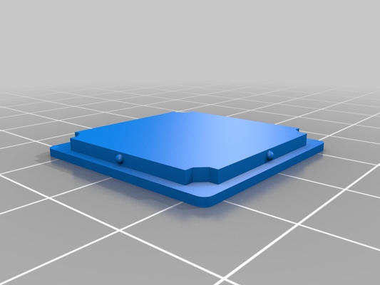 quadrat box verriegelung deckel werkzeuge behälter organisation lager 3d print model - Mito3D