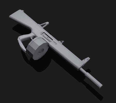 aa 12 tambor escopeta propgun 1 talla juego ksg ametralladora réplica airsoft táctico aa12 autodefensa tonto csgo pubg spas12 apuntalar bomba balnearios contraataque 3d print model - Mito3D