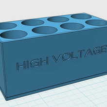 aa battery titolare supporto batteria organizzazione 3d print model - Mito3D