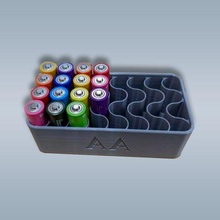 aa aaa batteria scatola 3d print model - Mito3D