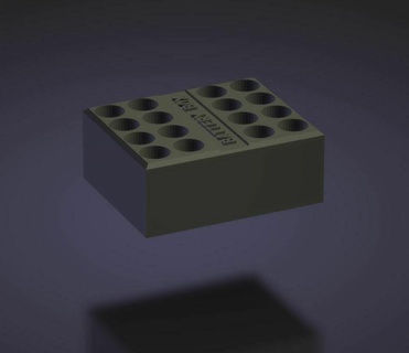 aa battery box battery box safe aa aa battery xbox clock flashlight toys  3d print model - Mito3D