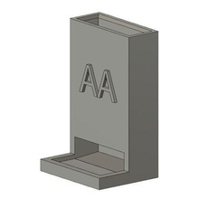 aa batteria dispenser gadget 3d print model - Mito3D