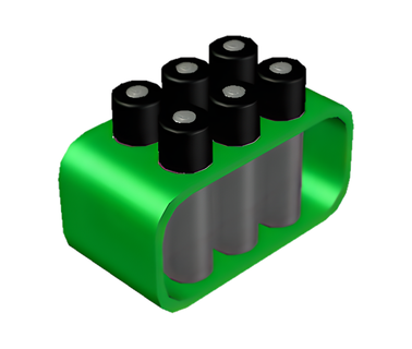 aa battery holder support batteries 3d print model - Mito3D