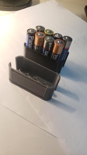 aa batería m1 garand almacenamiento acortar 3d print model - Mito3D