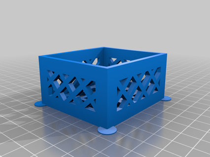 aa battery milk crate customized containers 3d print model - Mito3D
