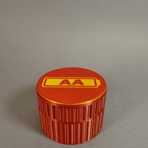 aa battery storage gadget thread organizer 3D print model - Mito3D