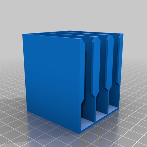aa distributeur 12 chauve souris 3 col personnalisé organisation 3D print model - Mito3D